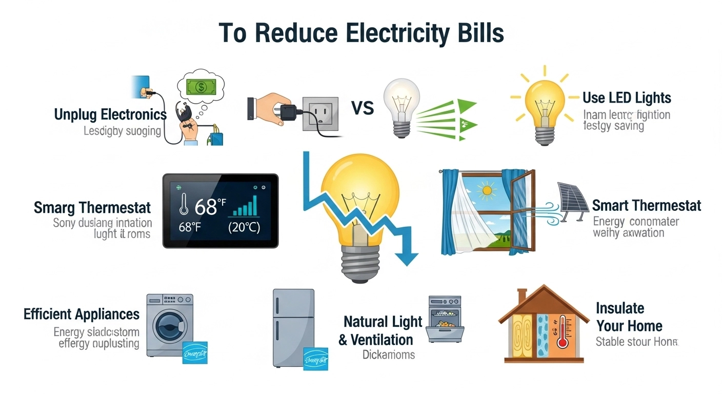 How to Reduce Electricity Bill – Complete Guide
