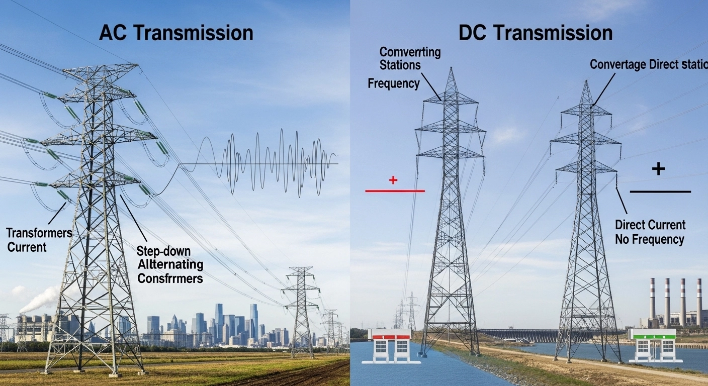 AC vs DC Transmission
