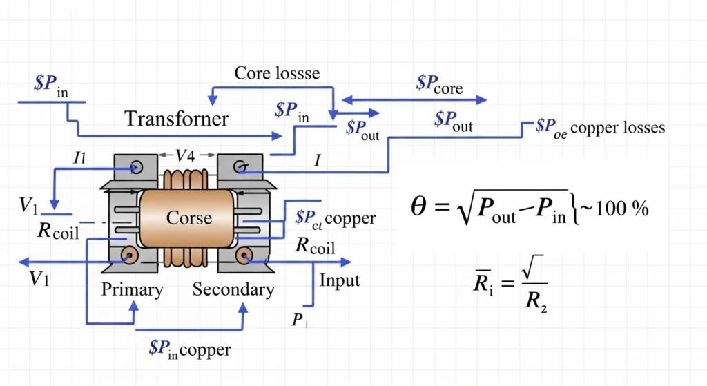 Transformer Efficiency Calculation