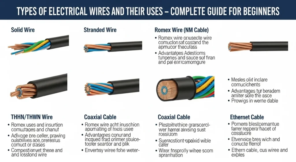 Types of Electrical Wires and Their Uses