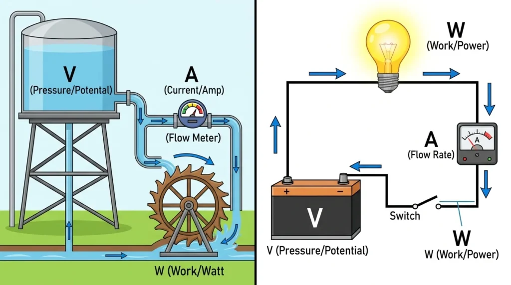 Electrical Units Explained (Volt, Amp, Watt)