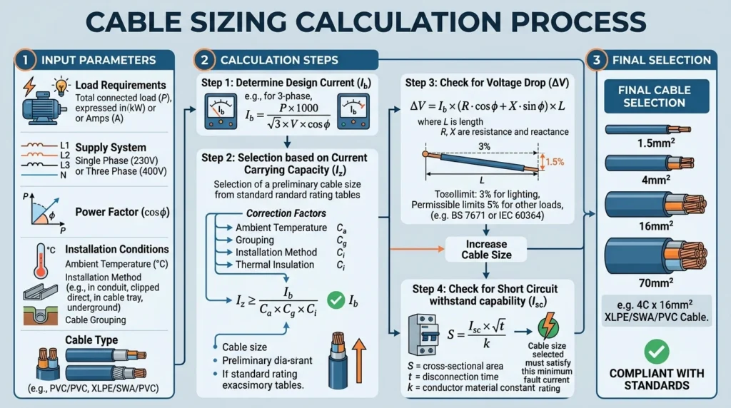 Cable Sizing Calculation