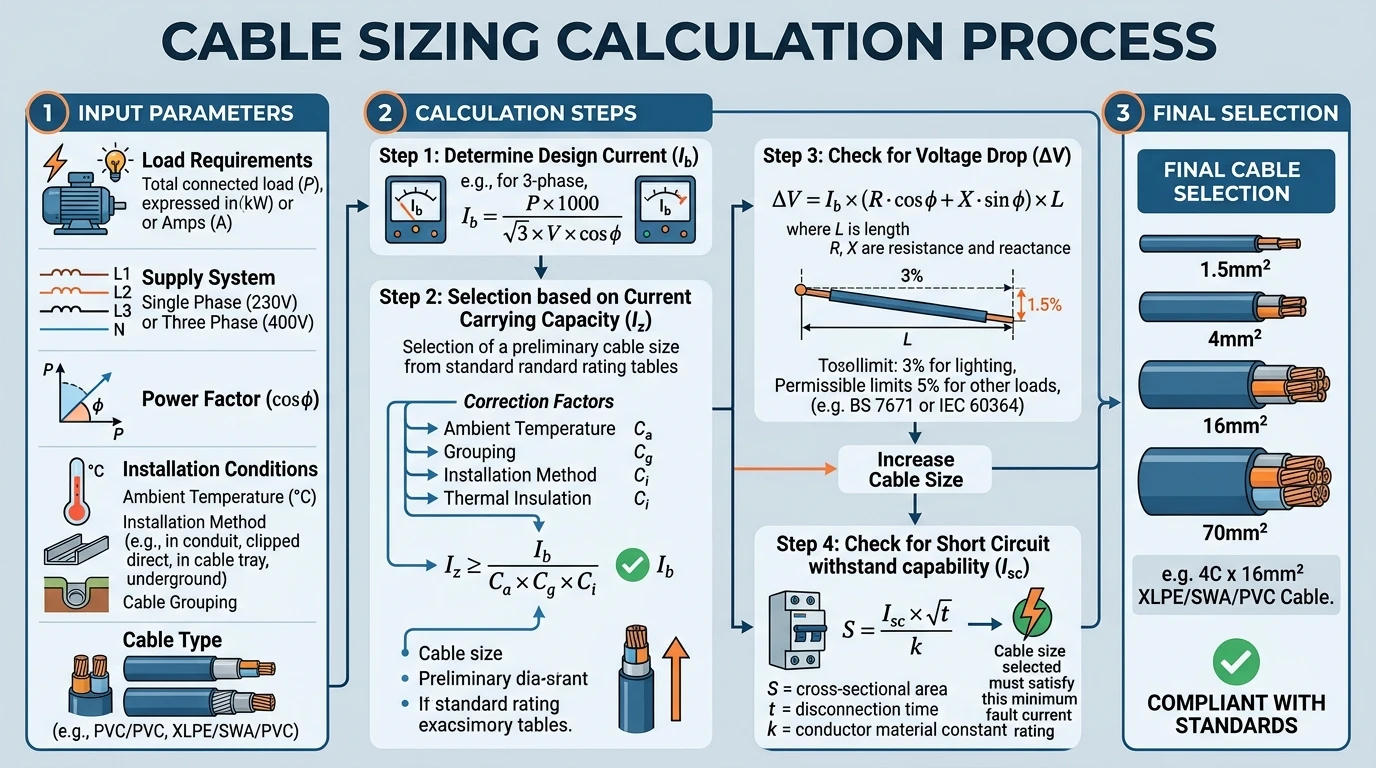 Cable Sizing Calculation