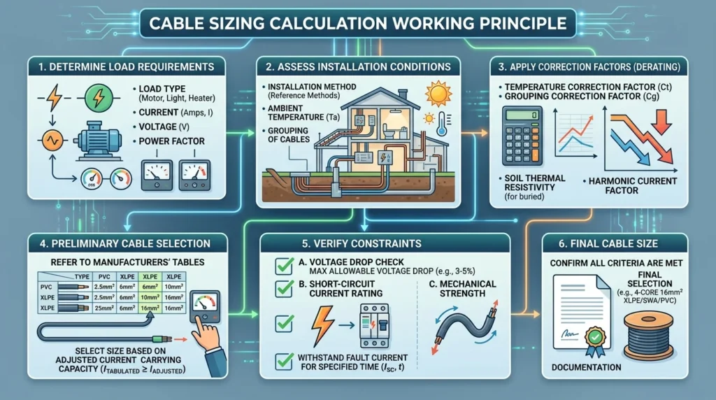 Cable Sizing Calculation