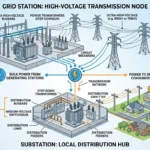 Grid Station vs Substation