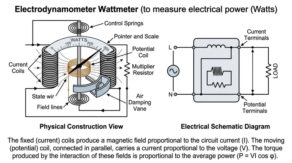 Wattmeter Working Principle