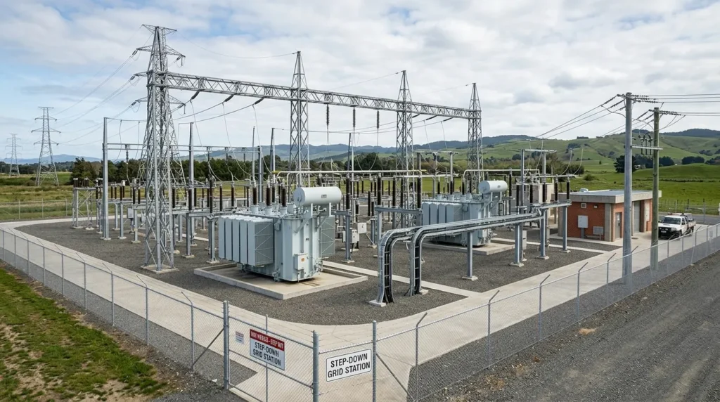 Step-Down Grid Station