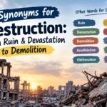 Synonyms for destruction