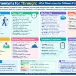 Synonyms for Through